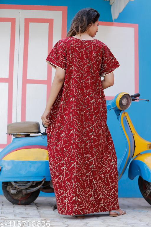 cotton nighty for women - amamestyle