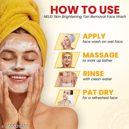 Skin Brightening Tan Removal Face Wash for Men and Women - 1 Pack (125ml) - Myshopic 