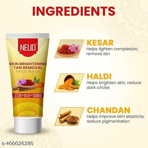 Skin Brightening Tan Removal Face Wash for Men and Women - 1 Pack (125ml) - Myshopic 