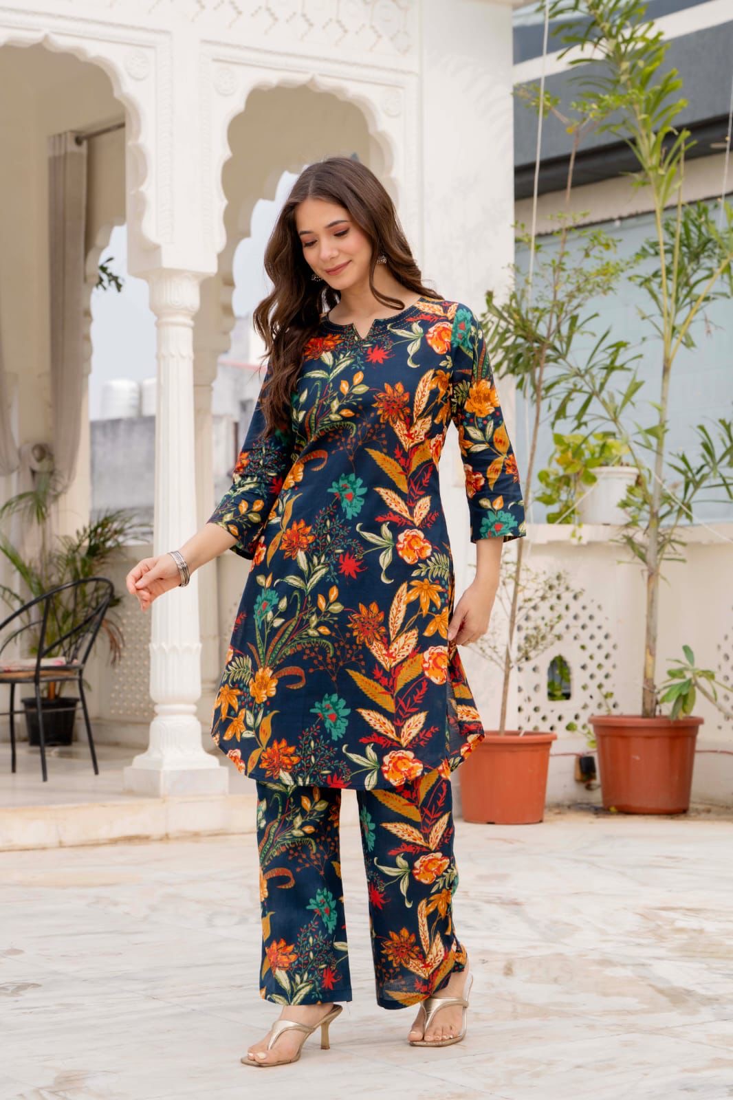 printed kurta set  - Zeyoria