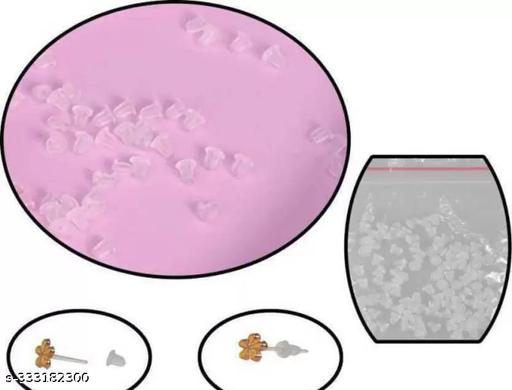 Revivo Gift Box of 36 Pair Classy Design Earring Stud Set with Heart Box for Women, Girls (1 Box) Alloy Stud Earring(Black) - REVIVO