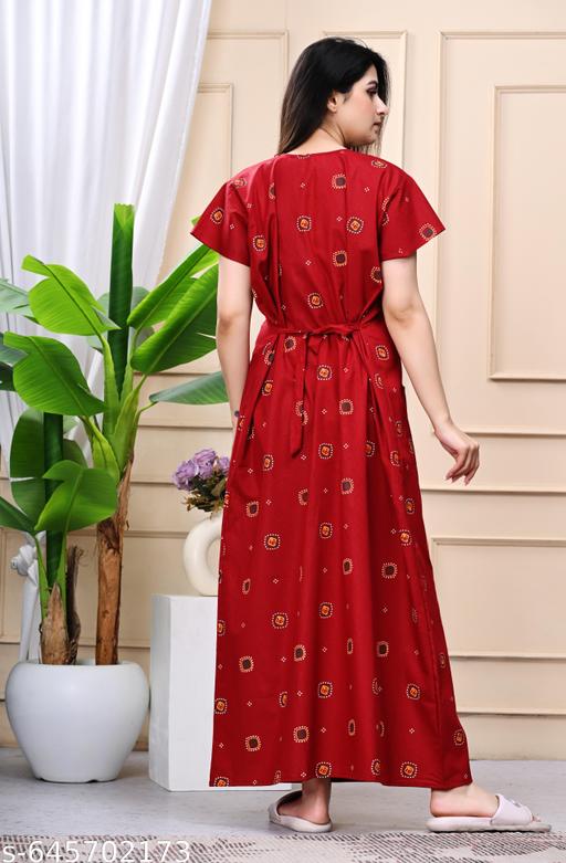 cotton nighty for women - amamestyle