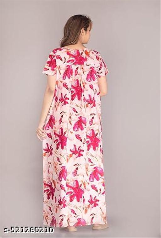 NIGHTY-GAWN-PINK-BABITA- - amamestyle