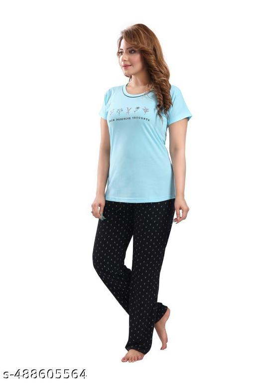 Printed Night Suit - amamestyle