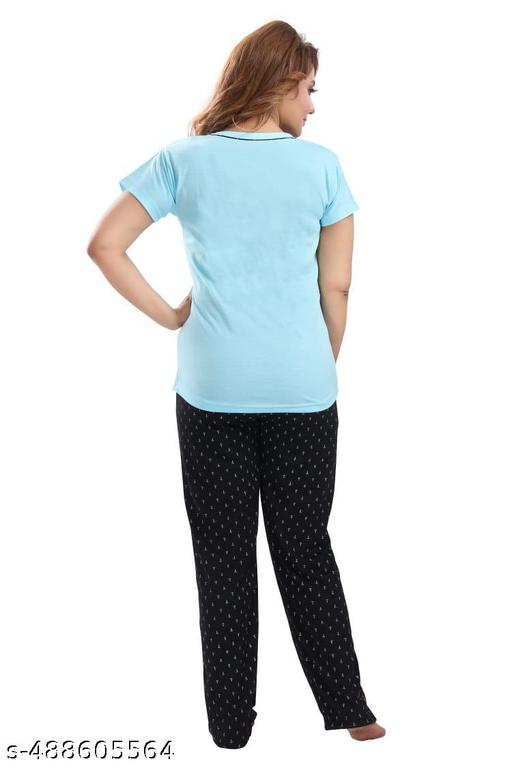 Printed Night Suit - amamestyle