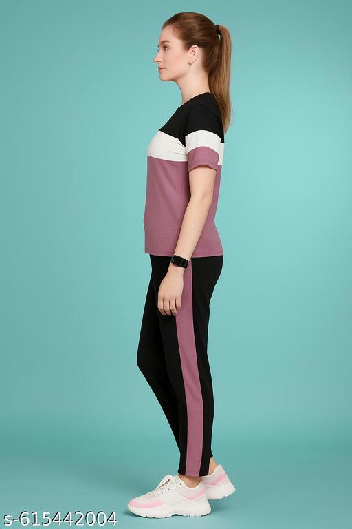 LILAS Women's Round Neck Onion Colour Short Sleeve Night Dress | Pajama Set | Comfortable Sleepwear | Casual Wear | Stylish Tracksuit & Gymwear | Women Nightsuits | Ladies Night Wear | stylish nightsuit for women | Latest Nightdress and Nightsuit | Girls Nightwear | Trendy Nightwear - amamestyle