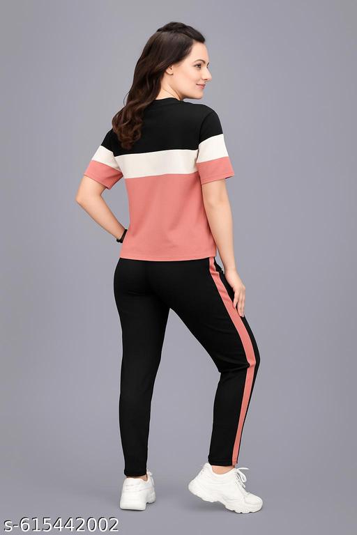 LILAS Women's Round Neck Pink Colour Short Sleeve Night Dress | Pajama Set | Comfortable Sleepwear | Casual Wear | Stylish Tracksuit & Gymwear | Women Nightsuits | Ladies Night Wear | stylish nightsuit for women | Latest Nightdress and Nightsuit | Girls Nightwear | Trendy Nightwear - amamestyle