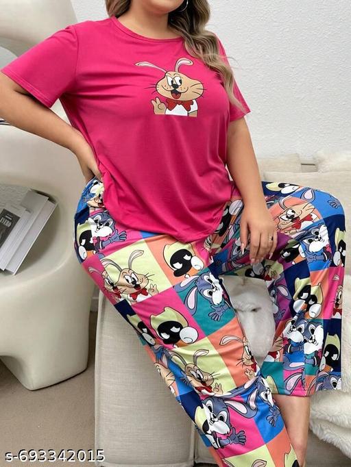 Night Suit For women  Night Dresses for Women, Pyjama Set for Women, Lycra NightSuit for Women, Night Wear for Women, Lounge Wear Set for Women  - amamestyle