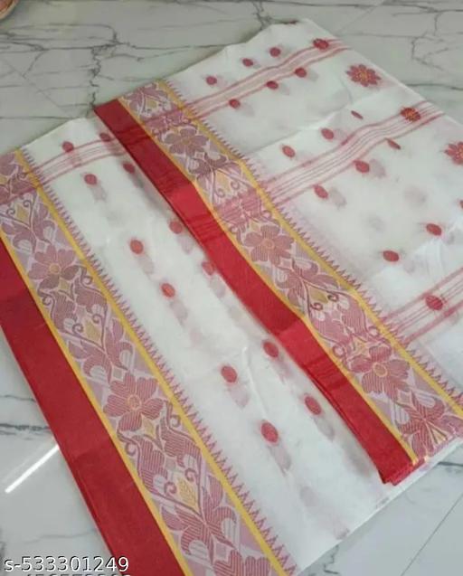 FULIA PURE COTTON TANT SAREE - amamestyle
