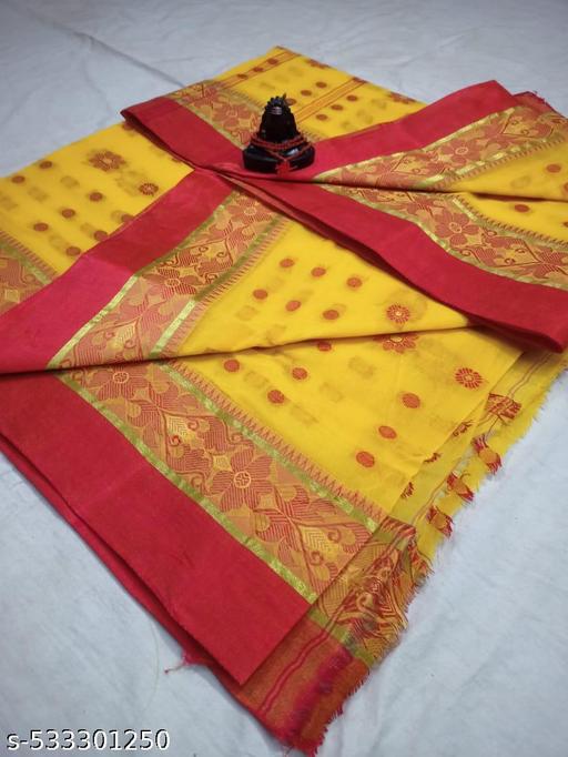FULIA PURE COTTON TANT SAREE - amamestyle