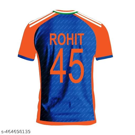 T20 India Cricket Jersey 2024 – Virat 18, Rohit 45, Dhoni 7 - jersivo