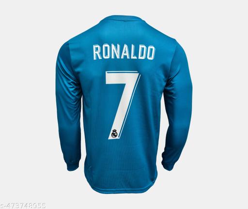 R Madrid 17/18 Third Kit Long Sleeve Ronaldo - jersivo