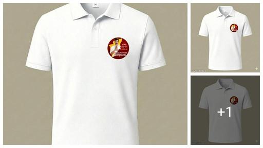 Men’s Premium Political Party Printed Polo T-Shirt | 220 GSM Mars Fabric | Collar Cuff T-Shirt | M to XXXL | TVK