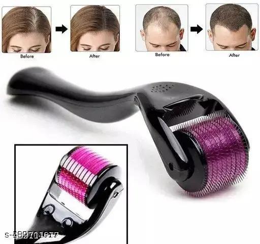 Revivo Hairfall COntroller Derma Roller with 540 Titanium Alloy Micro Needles 0.5 mm | Suitable for Beard Also | Reduces Hair Fall | Stimulates Hair Follicles | Easy to use - REVIVO
