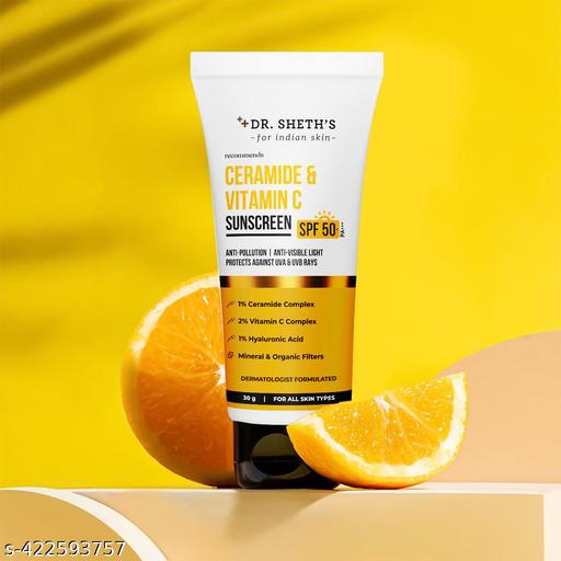 Dr. Sheth’s Ceramide & Vitamin C Sunscreen 30 g - Triffystore 