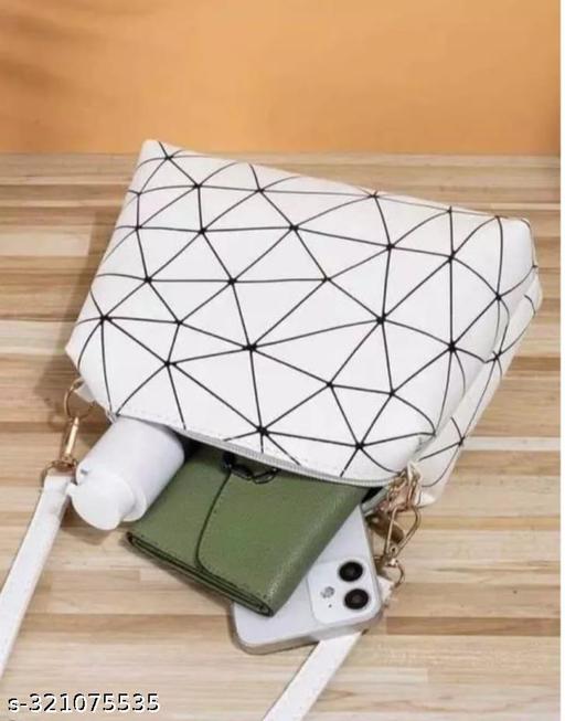 Women Attractive Bags 3 Combo Different Color Printed Sling 3 Bags - Triffystore 