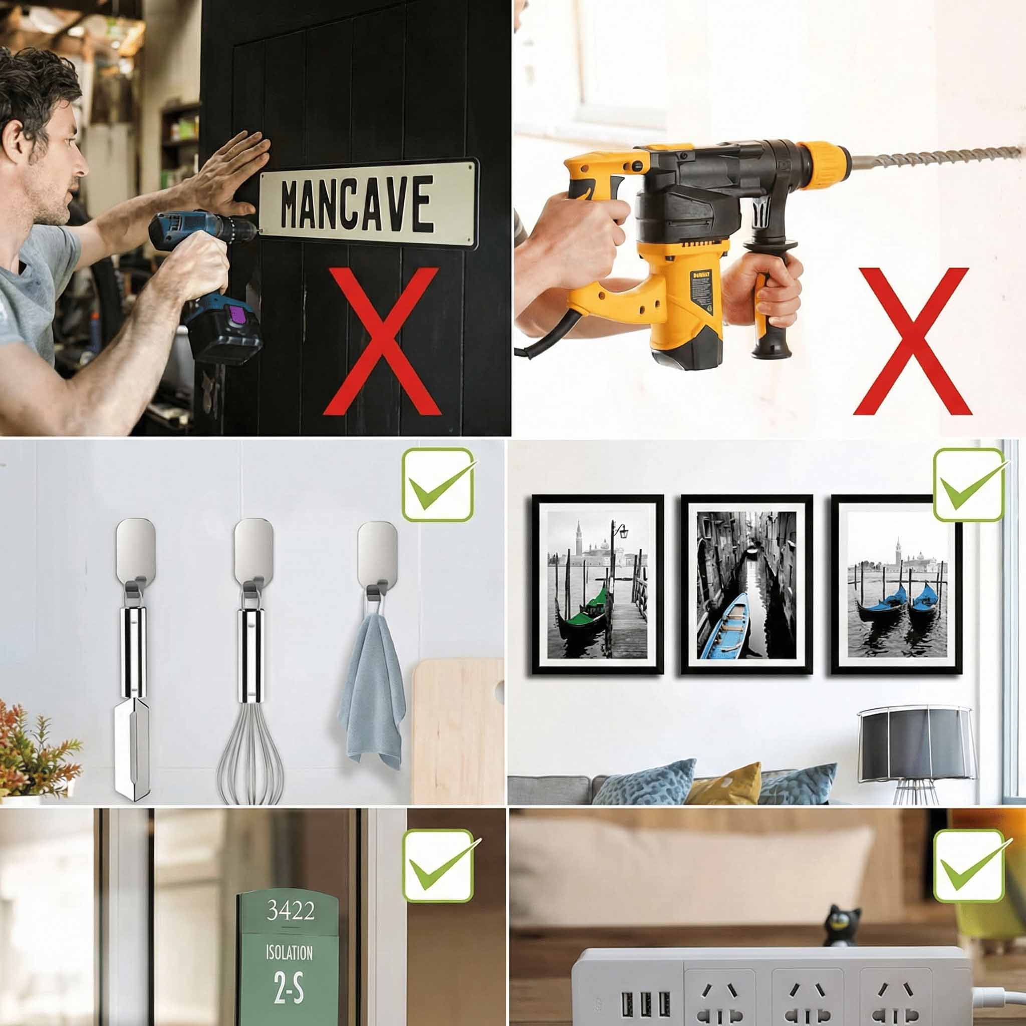 Double Sided Tape -3 Meter Multipurpose Double Sided Tape - Adhesive Tape, Heavy Duty, Heat Resistant, Multi-Functional, Removable, Washable, Anti-Slip Gel Nano Grip Tape (grip tape) - Nayizan