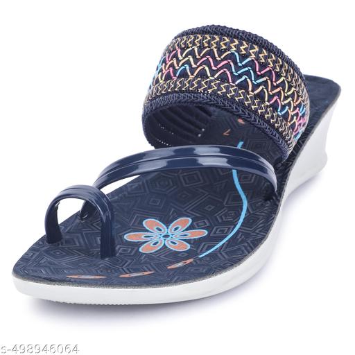 Attractive Slippers for womens / flipflop for womens / pu slippers / casual slippers / Ankel loop slippers/ party wear slippers PACK OF 2 - Triffystore 