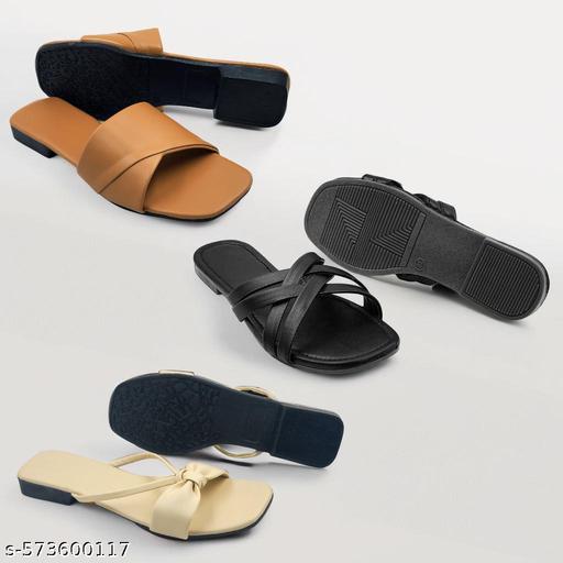 Women Daily Wear Flats Pack – Buy 2 Get 1 Free Combo - Triffystore 
