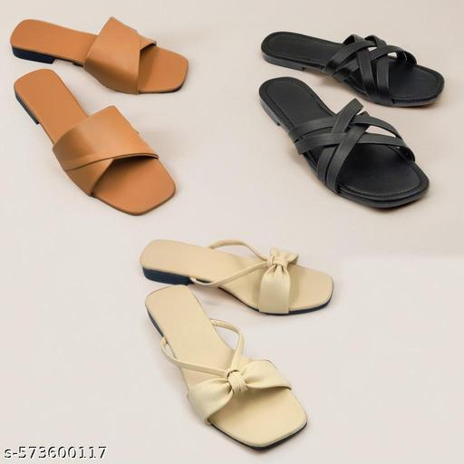 Women Daily Wear Flats Pack – Buy 2 Get 1 Free Combo - Triffystore 