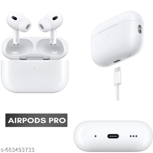 AIRPOD PRO - True Wireless Bluetooth Headphone and Earphone, Airpod Pro True Wireless Bluetooth Earphones with Compatible for all Smartphones - White - Triffystore 