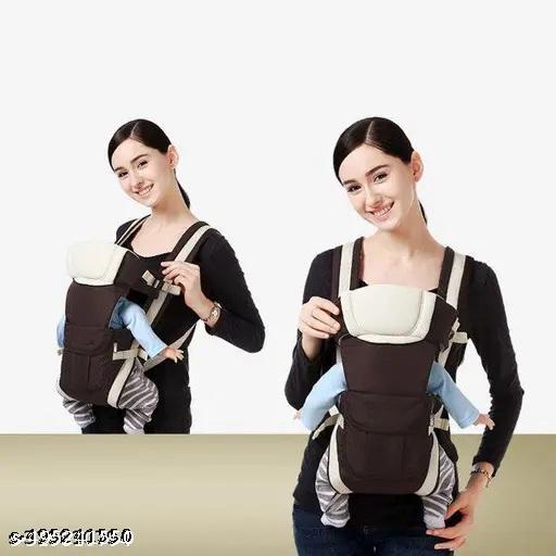 Baby carrier , baby sleeping bag, Bags for 0 to 2 Years | Baby with Safety Belt | Baby , Carry Bag | Baby - 4 in 1 Bag-Unique Kids Bags & Backpacks (single) Kids Bags & Backpacks (BLACK) - KIDDOSAFE SHOPE