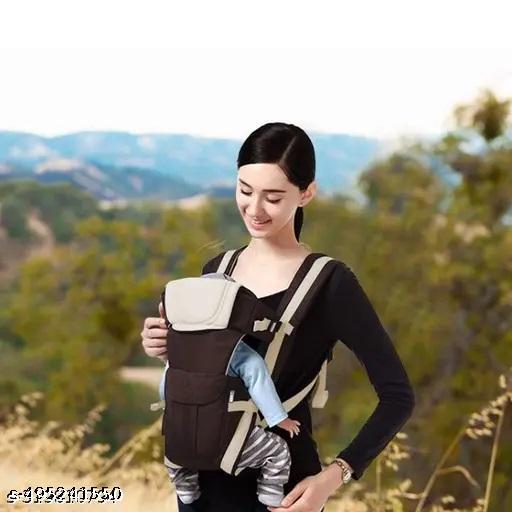 Baby carrier , baby sleeping bag, Bags for 0 to 2 Years | Baby with Safety Belt | Baby , Carry Bag | Baby - 4 in 1 Bag-Unique Kids Bags & Backpacks (single) Kids Bags & Backpacks (BLACK) - KIDDOSAFE SHOPE