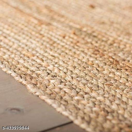 Ridhima Handloom  100 %  Natural  Jute  Round  Mat  For  Your Bed Room , Dining Room ,Living Room (Size 61X61 cm, Set of 1 Pack )  - Triffystore 