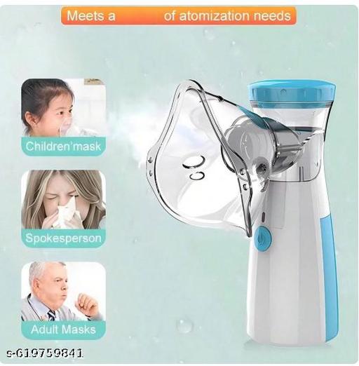 Electric Portable Nebulizer for Adults and Kids Compact Micro Mesh Inhaler for Easy and Effective Breathing Relief at Home - Shopperrr 