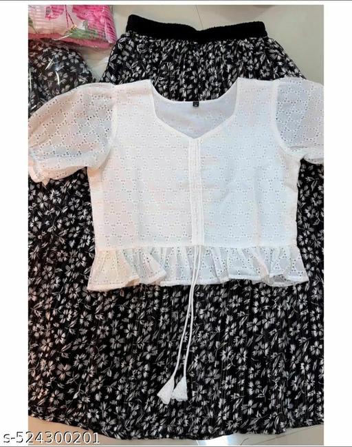 DESIGN BY PD Hakoba Top & Bottom Set For Women - amamestyle