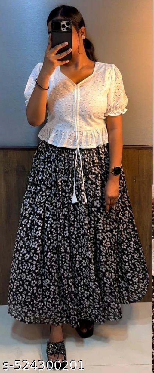 DESIGN BY PD Hakoba Top & Bottom Set For Women - amamestyle