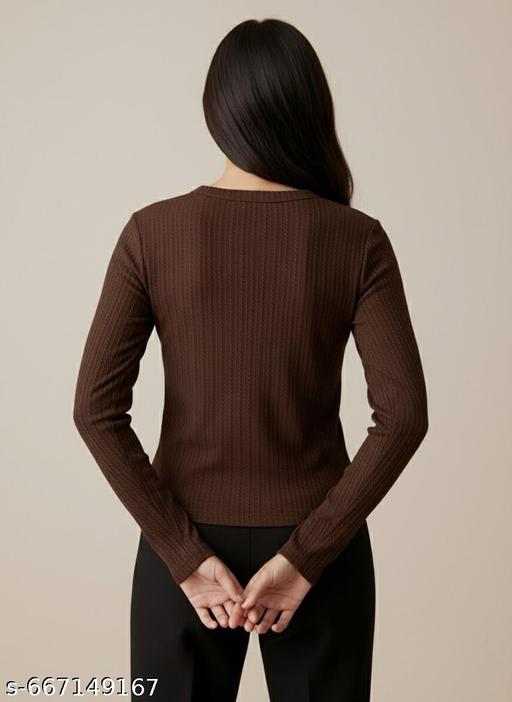 Latest Women’s Full Sleeve T-Shirts 2025 | Trendy, Stylish & Comfortable  Wear | Premium Cotton, Oversized & Graphic Tees for Women – Perfect for Casual, Travel & Office Look - amamestyle