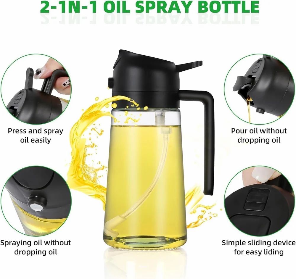2 IN 1 OLIVE OIL DISPENSER BOTTLE - Homebucket