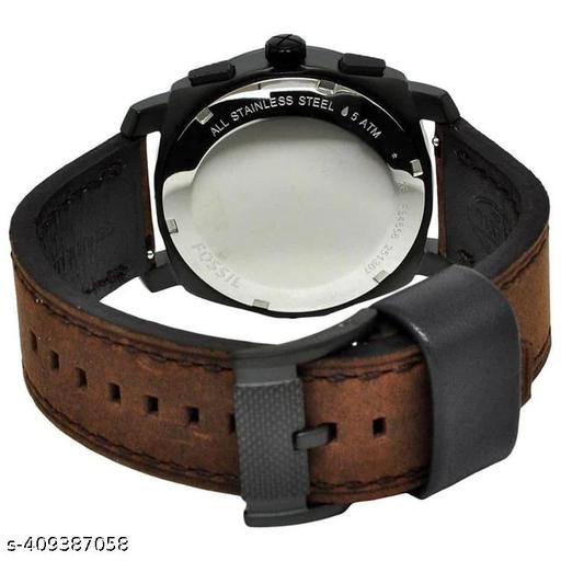 Best Quality Leather belt Analog Watch for Men - Homebucket