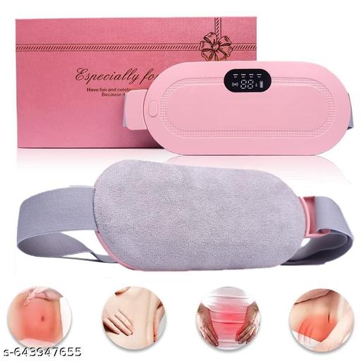 Period Cramp Relief Massager & Heating Pad for Period Cramps Portable Cordless Periods Cramps Relief Machine 3-Temp. & 3-Massage Mode Fast Heating Menstrual Period Pain Relief Device for Women. - Shopperrr 