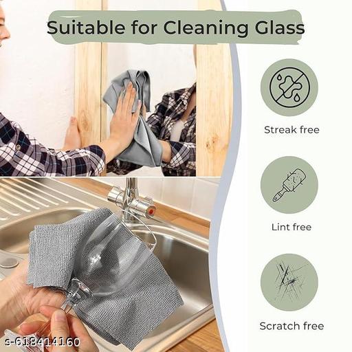 stuffy cart - Microfiber Cleaning Cloth Roll 25x25CM – Reusable Tear-Away Towels Washable Super Absorbent Lint Free Cleaning Rags for Kitchen, Car, Garage and Home (Multicolor, 20 Pack) (1) - Khan’s Hub