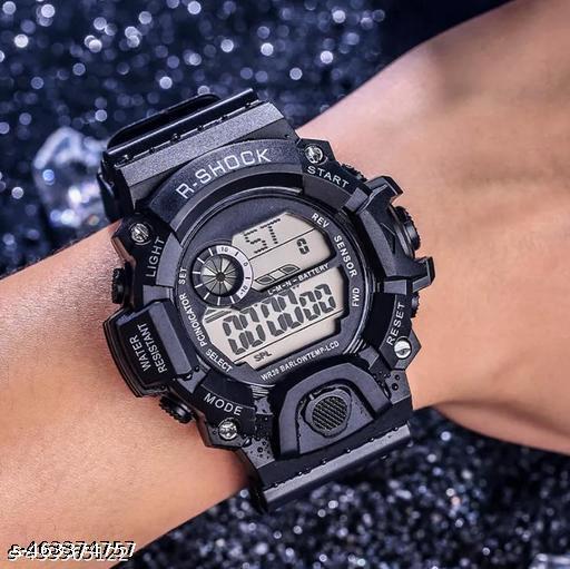 Unisex Digital Watch For Men - Women & Children Digital Watch - For Men & Women New Waterproof Black Digital Jee Shock Unisex Watch For Kids - Boys And Girls - Khan’s Hub