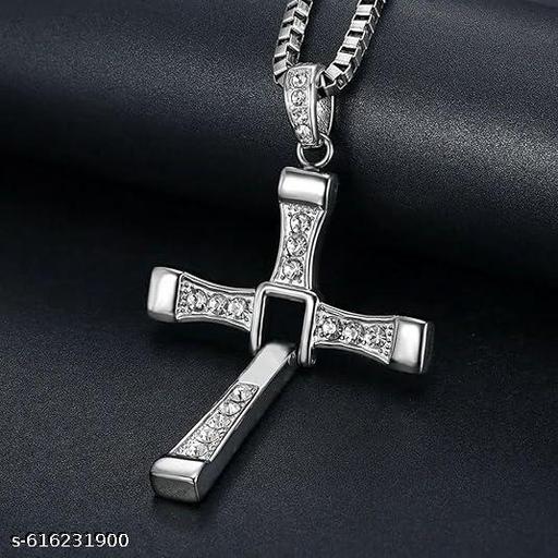 Lockets For Men Men Pendant | Pendant For Men | Boys Locket | Cross Pendant - Khan’s Hub