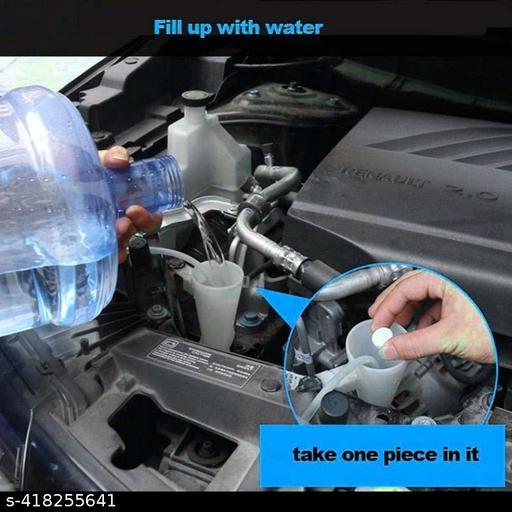 ACUTAS Car Windshield Glass Cleaner Tablet Window Cleaner Safe Compact Effervescent Tablets Detergent Fine Concentrated Solid Tablet Concentrate Vehicle Glass Cleaner (Pack of 25) - Khan’s Hub