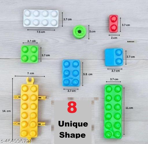 Kid's Large Big Mega Size Puzzle Blocks Toys Building and Construction Block (Multicolor) - Khan’s Hub