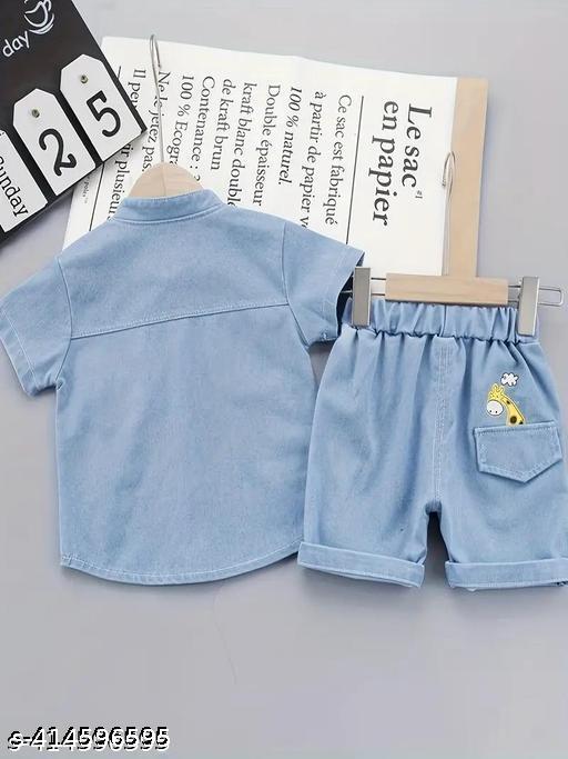 NEW SUMMER BABY BOYS/GIRLS DENIM CLOTHING SETS - Khan’s Hub