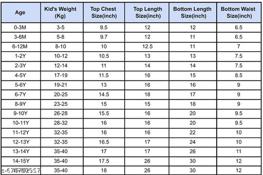 Boys And Girls Top And Bottom Set - Khan’s Hub