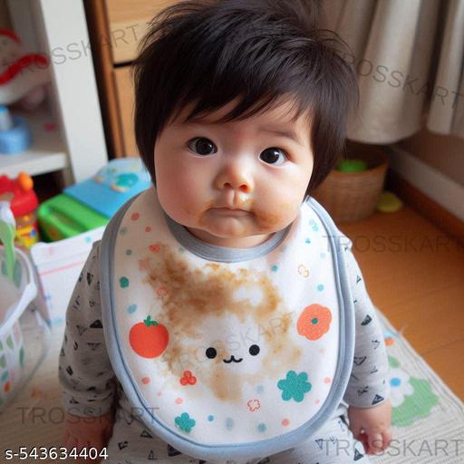 Ultimate Baby Bibs & Kids Bibs - Pack of 3 Waterproof Baby Bibs with Silicone Bibs & Cotton Bibs Combo - Khan’s Hub