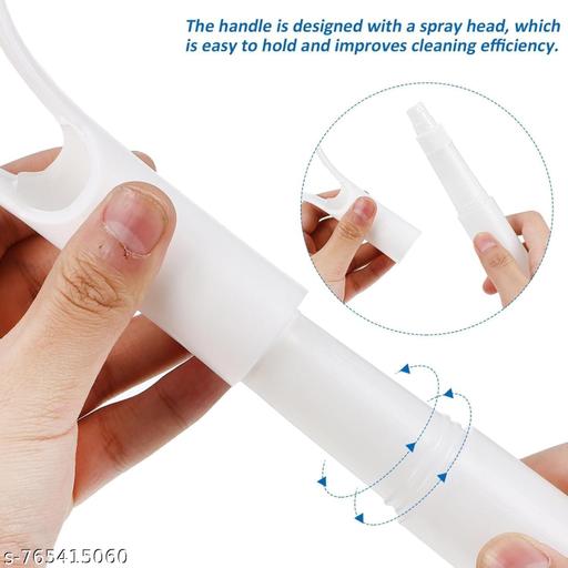 Portable Car Window Cleaner Spray Wiper, Built-In Spray Bottle Glass Wiper for Windshield, Mirrors, Bathroom Tiles & Shower Glass, Fast Streak-Free Cleaning, Smooth Rubber Blade, Multi-Purpose Home & Car Cleaning Tool (1 PC) (MULTI COLOUR) - LimiCart