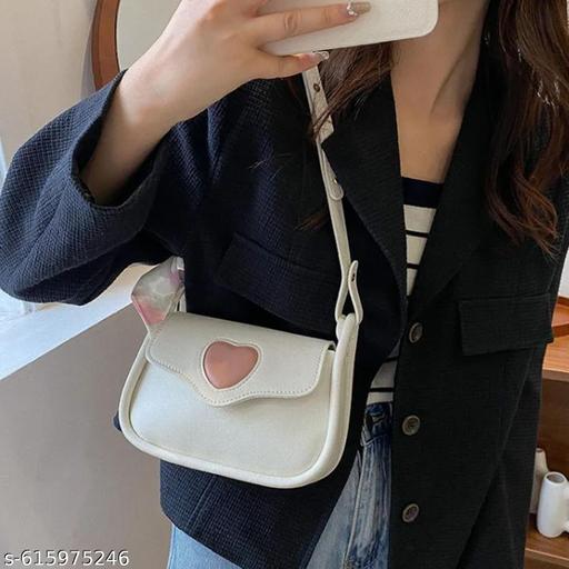  #Trendy #Womens #SlingBag with Cute #Heart Design Handbag for women | Handbags | Trendy sling bag | Sling bags | Cross bod bags | Mini bags | Small bags | Fancy bags | Ladies Purse | Bag for girls - Billionairekart