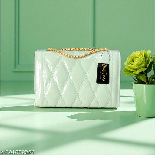 Elite Attractive Chain handle Women Slingbags (Pink) - Billionairekart