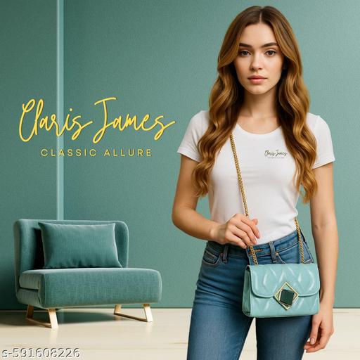 Elite Attractive Chain handle Women Slingbags (Pink) - Billionairekart