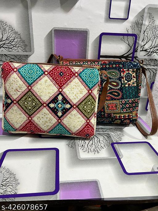 COMBO SLING BAG FOR GIRLS AND WOMENS| COMBO BAG| SLING BAG FOR GIRLS 2 PCS COMBO - Billionairekart