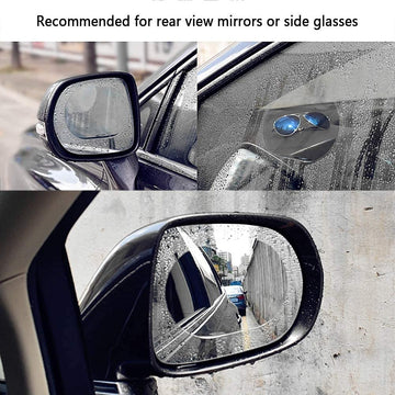 Anti-Fog & Anti-Scratch Rearview Mirror Film – HD Protective Sticker (1 Pc) - Lumae