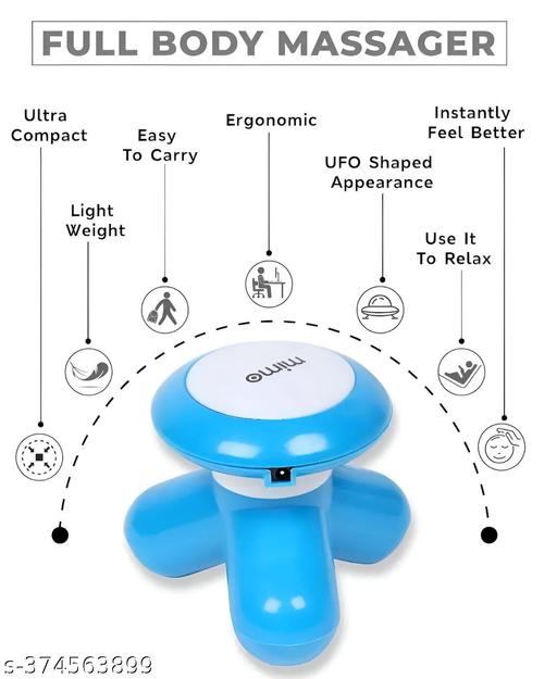 H1 Mini USB Vibration Electric Full Body Massager for Pain Relief. Massager (Pack of 1) - Lumae